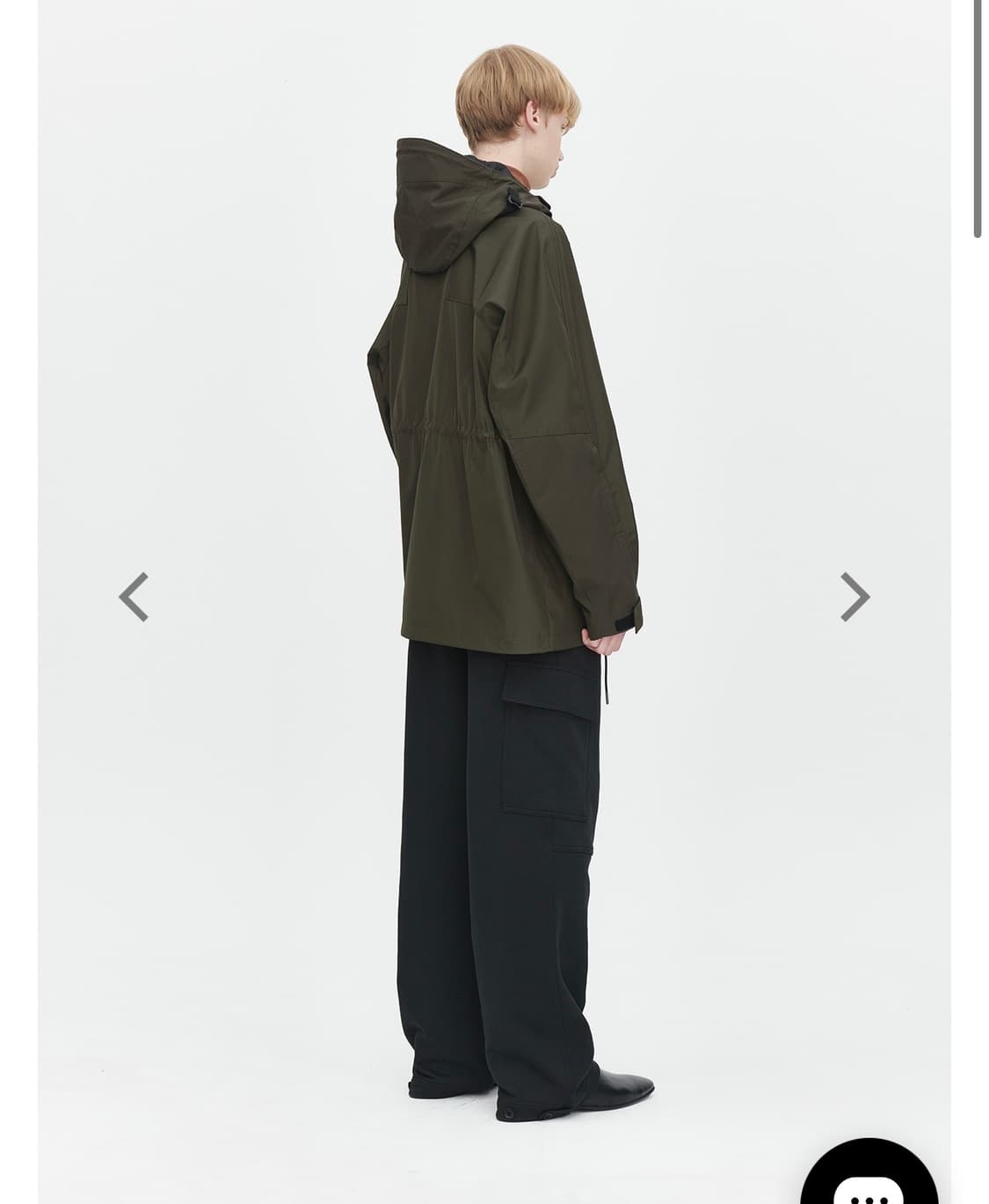 22FW 애프터프레이 밀리터리 후디 쉘 파카 카키 L 상품이미지5