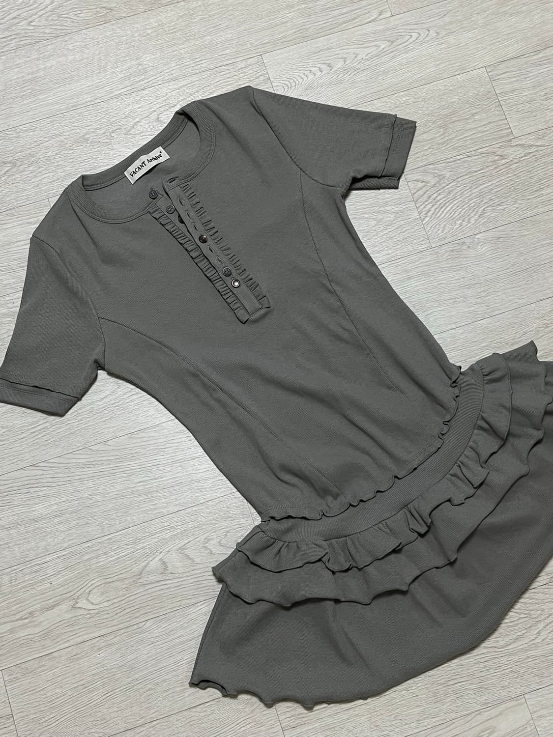 PONIA PRILL LAYERED ONEPIECE 프릴 레이어드 원피스 상품이미지3