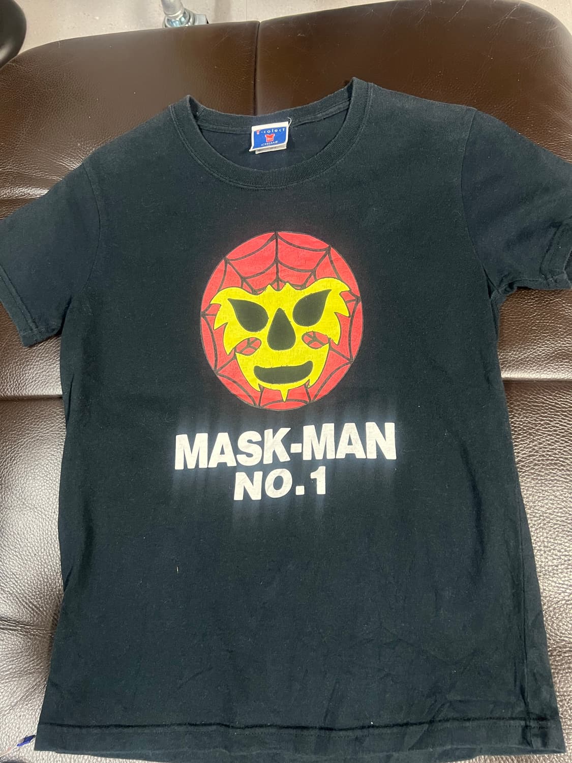 일본 빈티지 마스크맨 반팔 상품이미지1