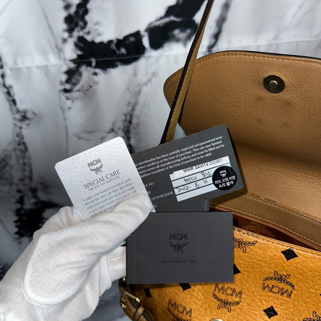 MCM 로고 숄더백 상품이미지7