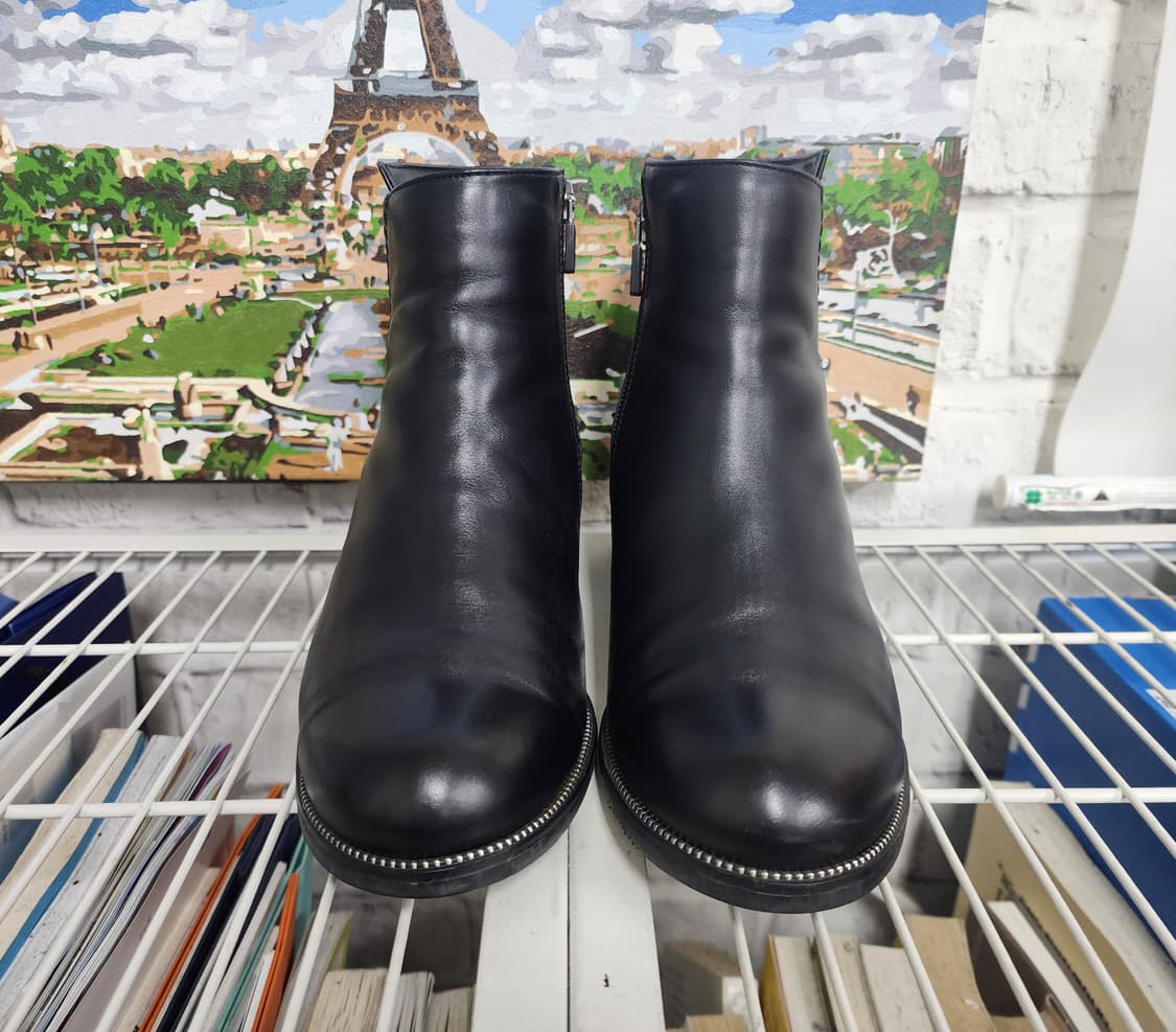 탠디 여성앵클부츠 250 블랙 가죽부츠 HD27 상품이미지2