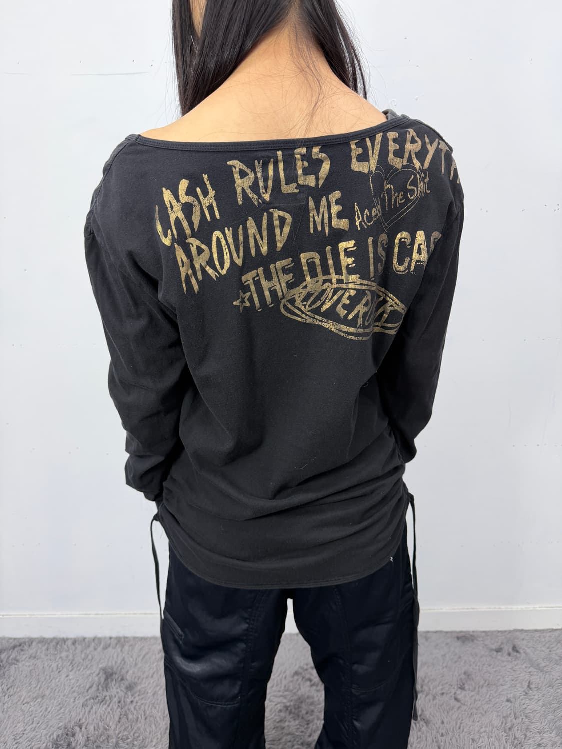 PPFM lace-up long sleeve 상품이미지3