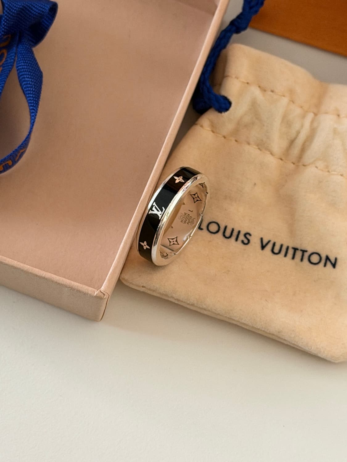 루이비통 LV 스파이크 실버 반지 라지 팝니다 상품이미지3