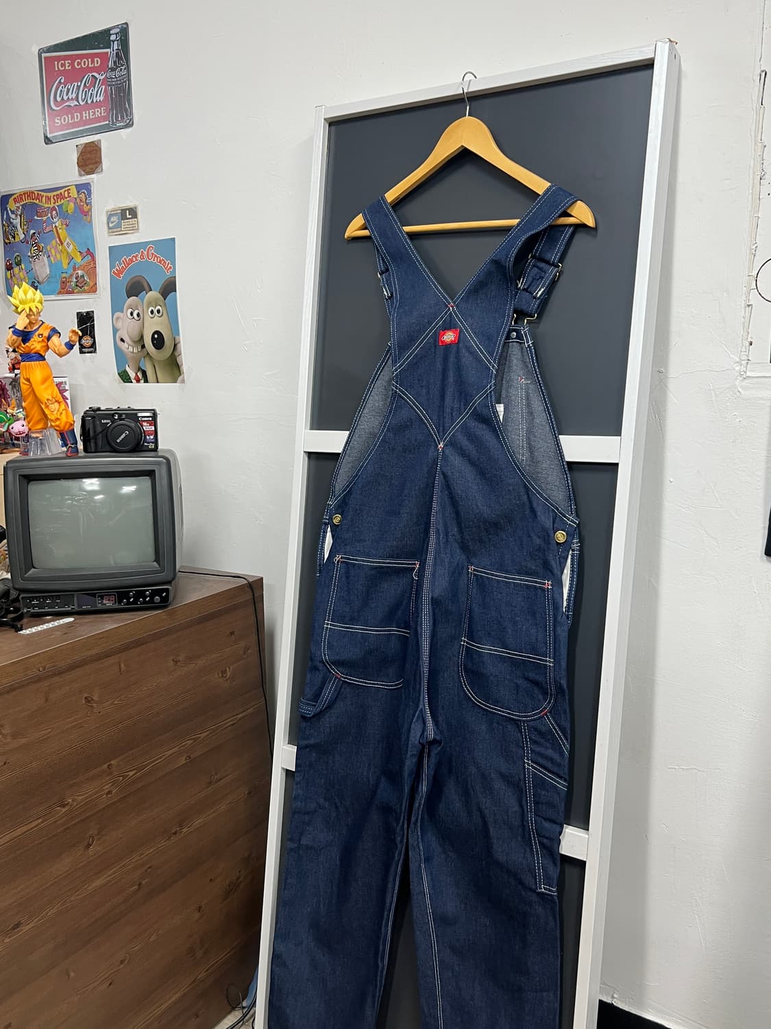 Dickies 디키즈 인디고 생지 빕 오버롤 멜빵 상품이미지6