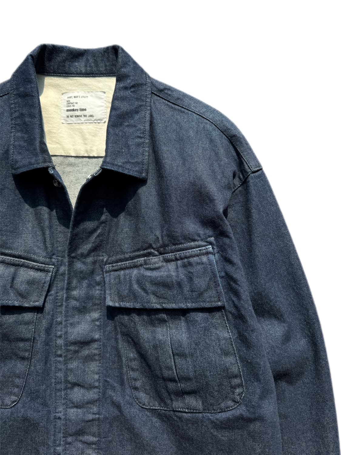 몽키타임 데님 퍼티그 자켓 M(XL) 상품이미지3