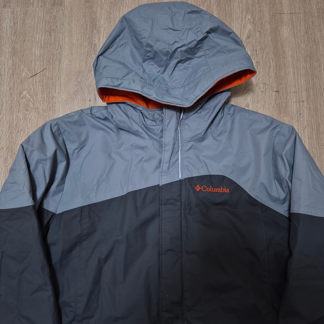 컬럼비아 남성 배색 후드 바람막이 자켓 L(100) 상품이미지2