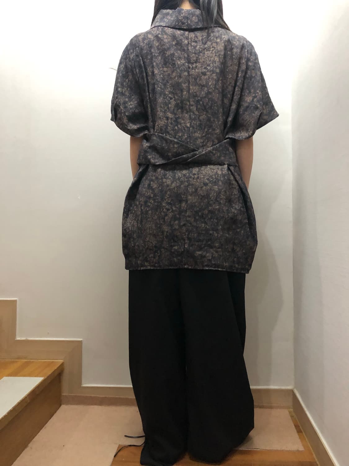 빈티지 블랙 오리엔탈 탑 상품이미지6