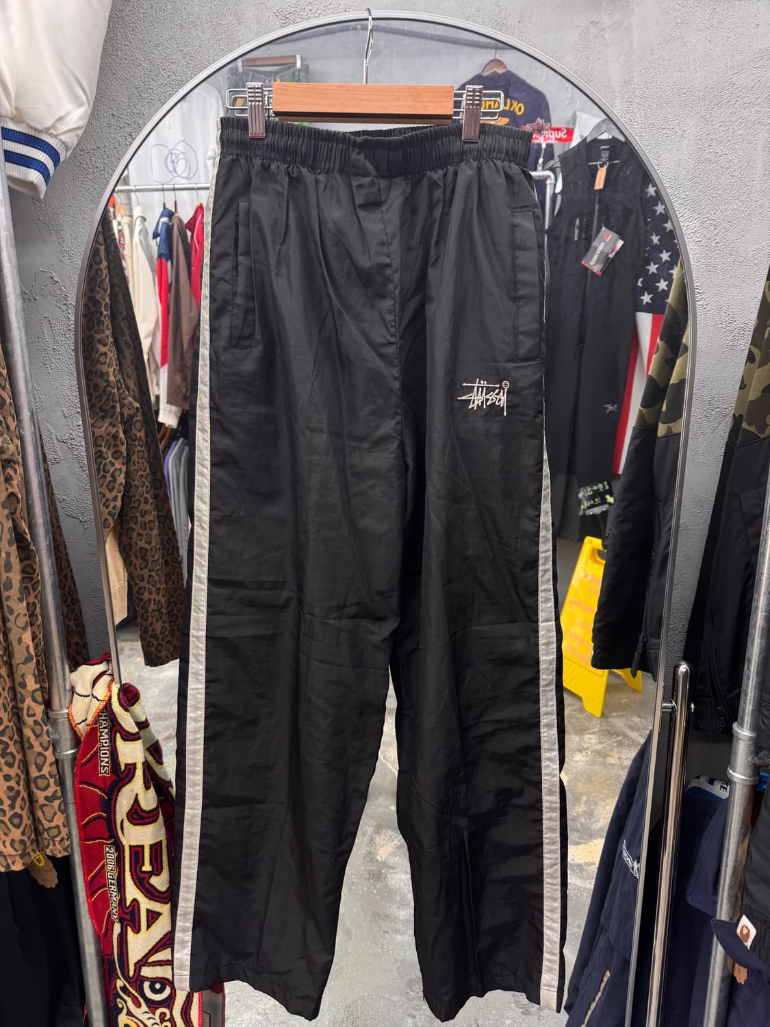 90s old stussy 올드 스투시 나일론 팬츠  상품이미지1