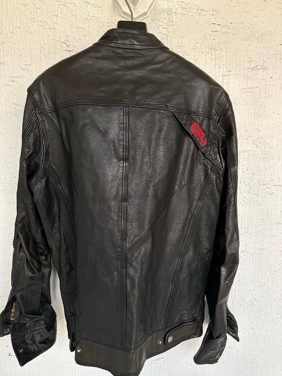 superdry real leather jacket 상품이미지9
