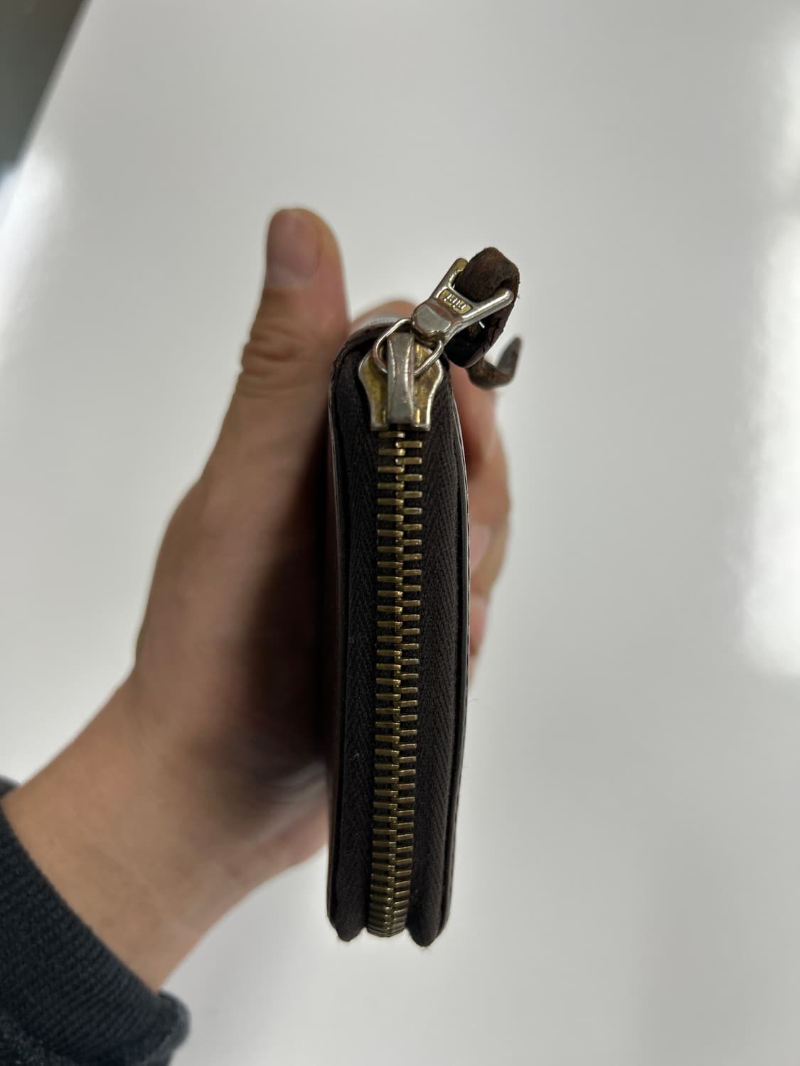 VISVIM 올드비즈빔 다크브라운 레더 바이폴드 지갑 상품이미지3