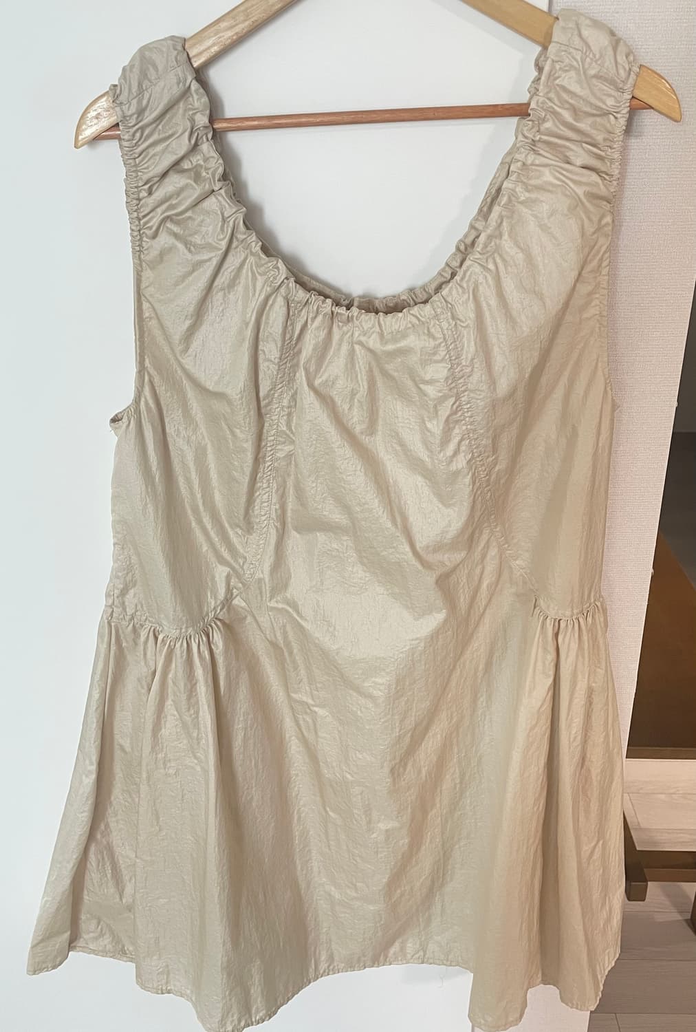 예디아카이브 셔링 원피스 아이보리 상품이미지1