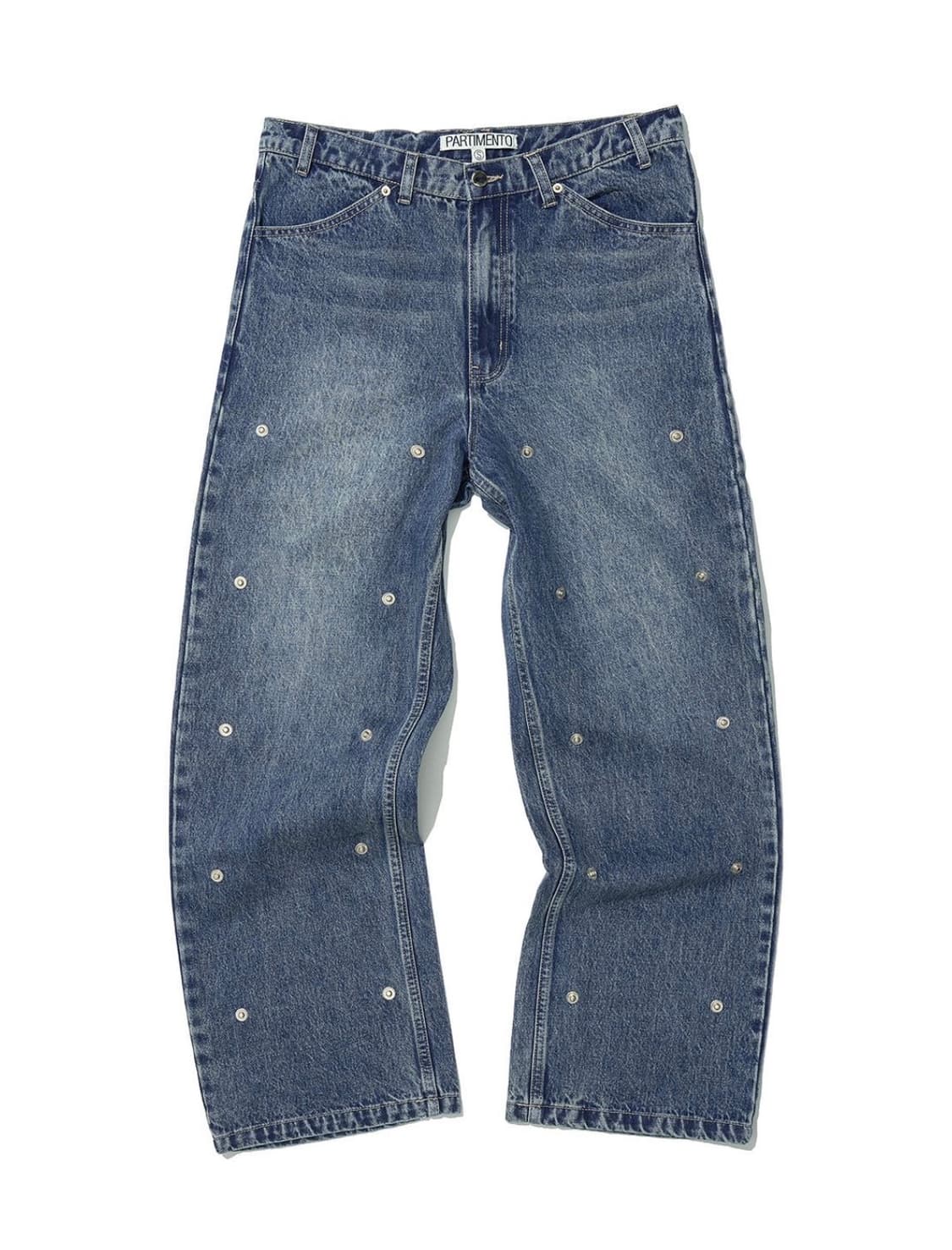 파르티멘토 우먼 트랜스폼 더블니 패치 진_다크 블루 M 상품이미지6