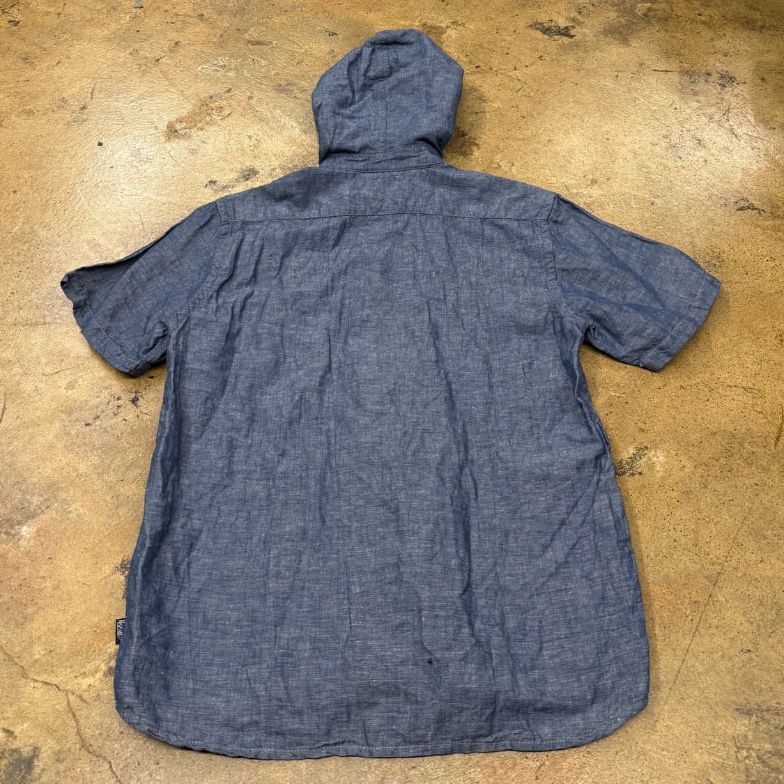 스투시 데님 후드 반팔 셔츠  상품이미지3