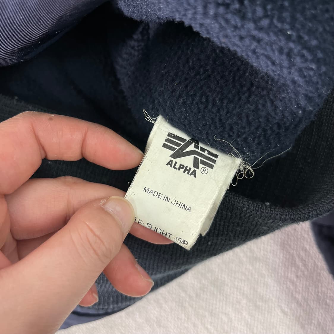 95 알파인더스트리 플라이트 MA-1 네이비 항공자켓 상품이미지9