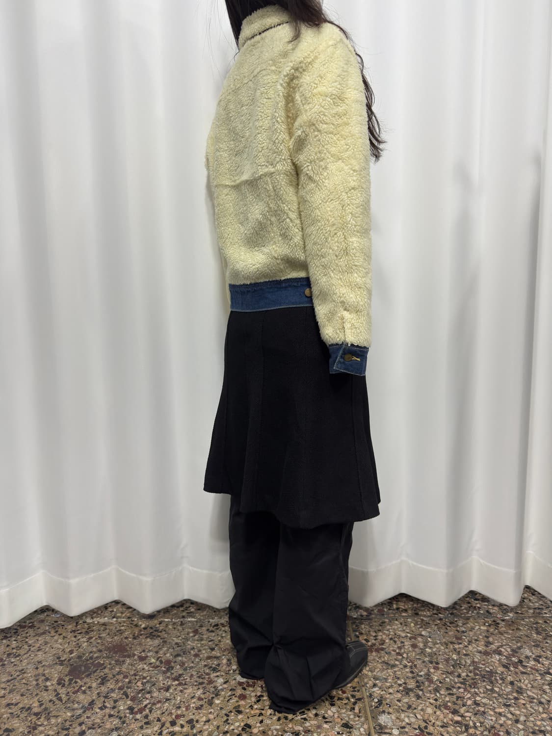 lee fur denim jacket 상품이미지5