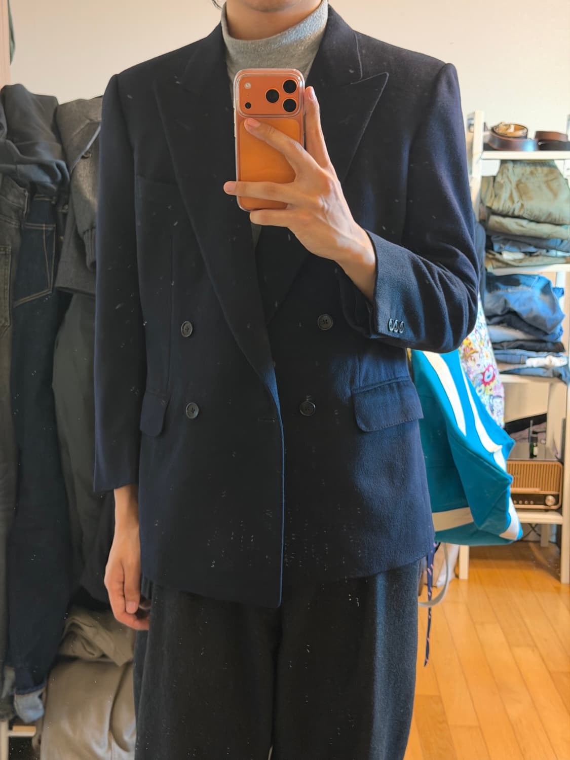 에르메네질도 제냐 캐시미어 더블 블레이저 상품이미지2