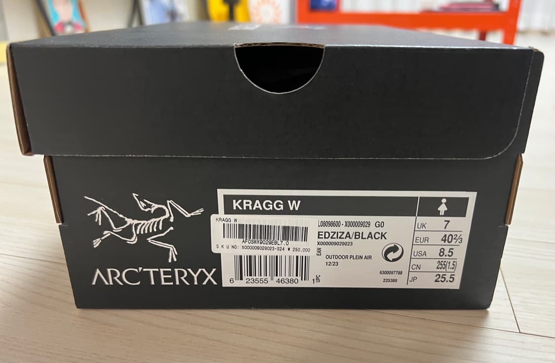 (우먼스/255)아크테릭스 크래그 엣지자 블랙/옐로우 상품이미지3