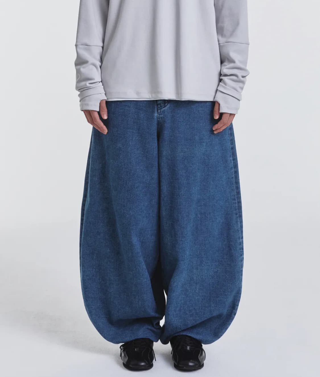 기철 벌룬핏 데님팬츠 상품이미지2