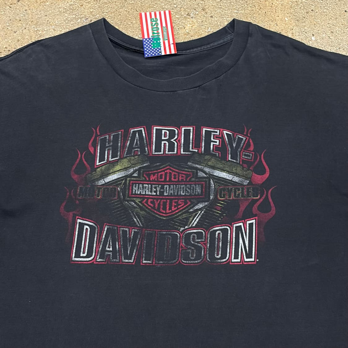 미국 빈티지 할리데이비슨 주머니 반팔티 상품이미지2