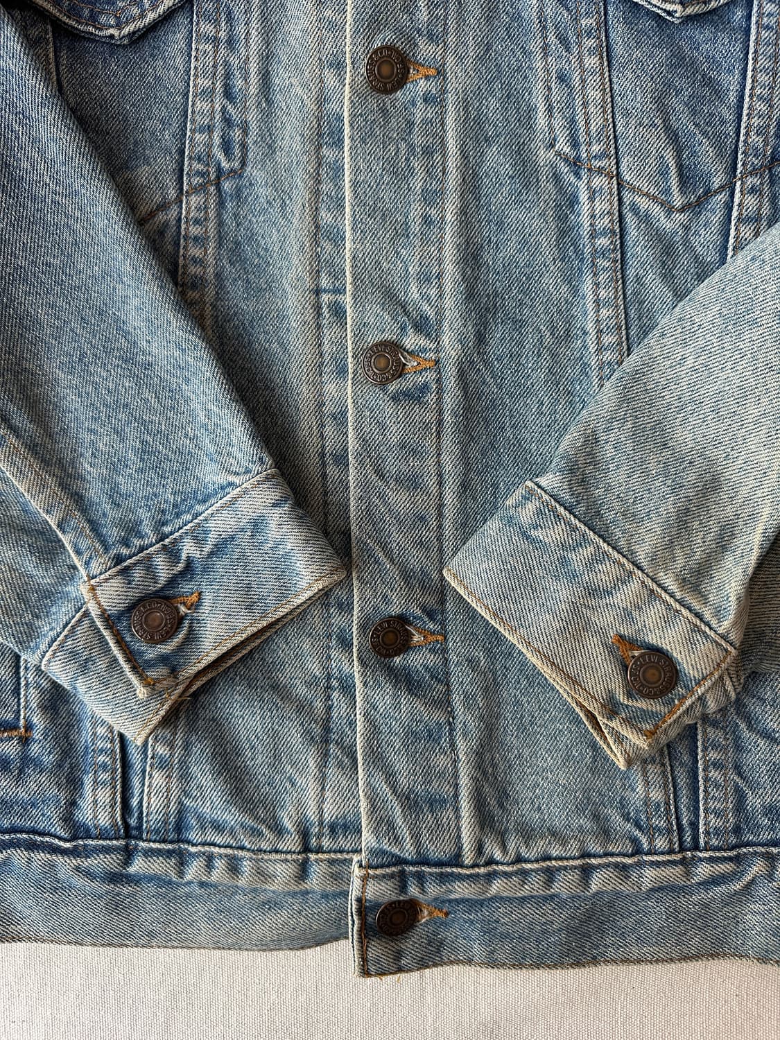 리바이스 80s 데님 트러커 자켓 타입3 XL made in USA 상품이미지6