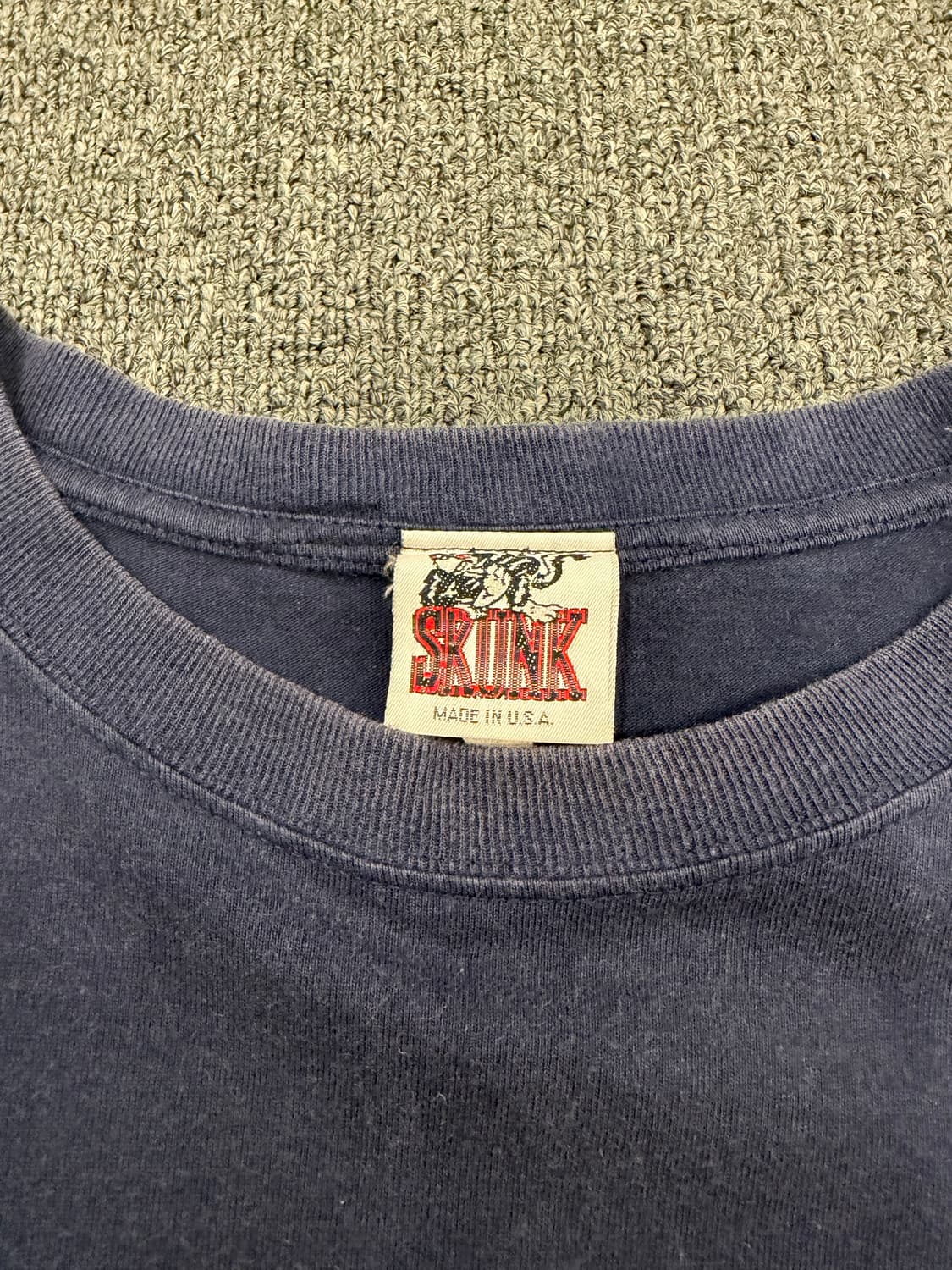 OS)SKUNK 빈티지 프린팅 반팔 티셔츠 상품이미지2