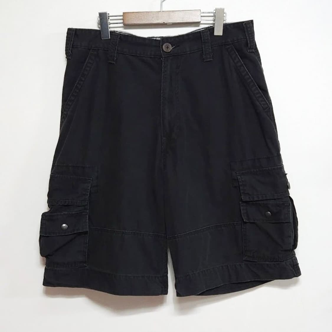 33 LEVIS 리바이스 USA 스쿼드 카고 반바지 워시드블랙 상품이미지1