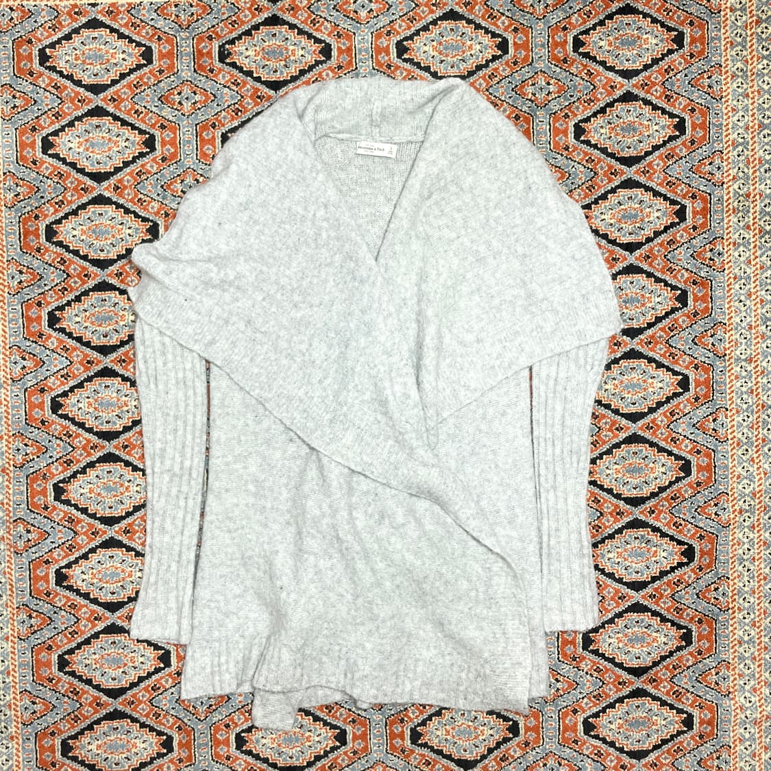 아베크롬비 그레이 숄 가디건 여성S 상품이미지1