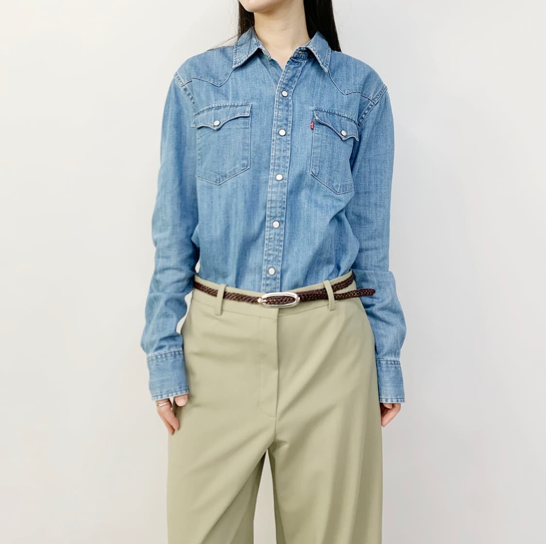 리바이스 웨스턴 데님 셔츠 상품이미지2