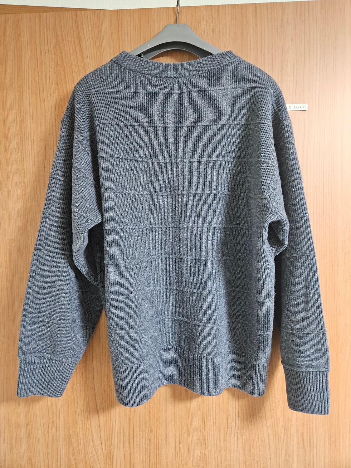 유니클로 U 램스울 크루넥 스웨터 그레이 L 상품이미지3