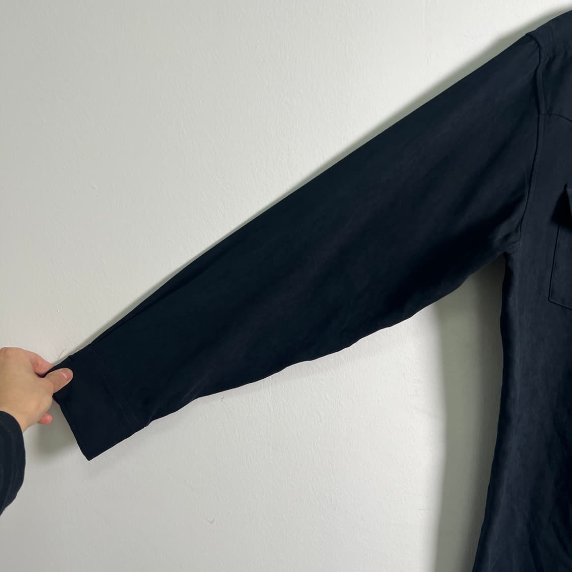 OMOKOS 오모코스 블랙 스웨이드 웨스턴 셔츠 L 상품이미지6