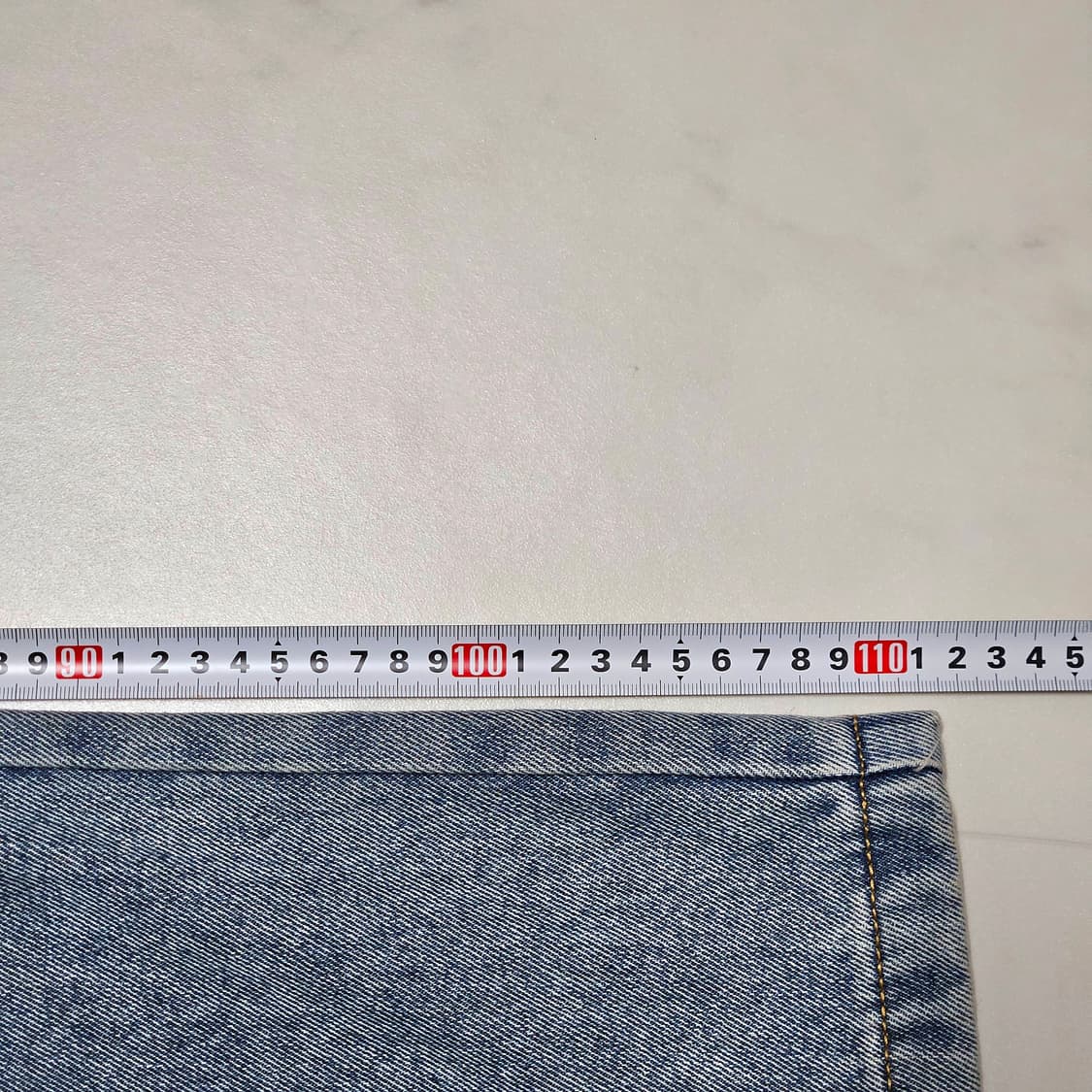 L 새상품 어반드레스 사이드 빅 카고팬츠 데님 상품이미지7