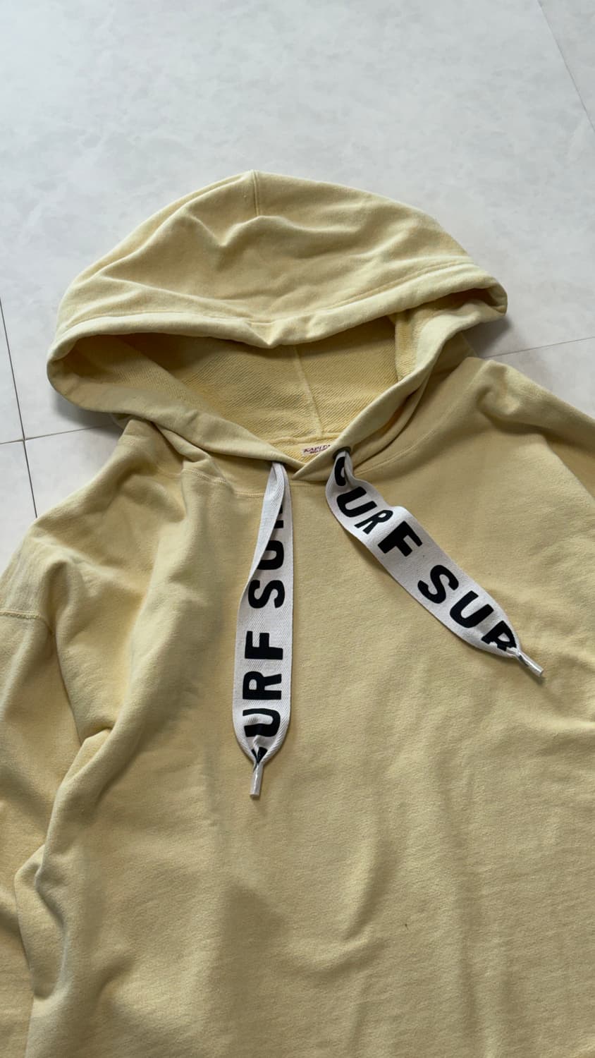 캐피탈 플리스 캣피쉬 서프 후드 스웻셔츠 옐로우 상품이미지2