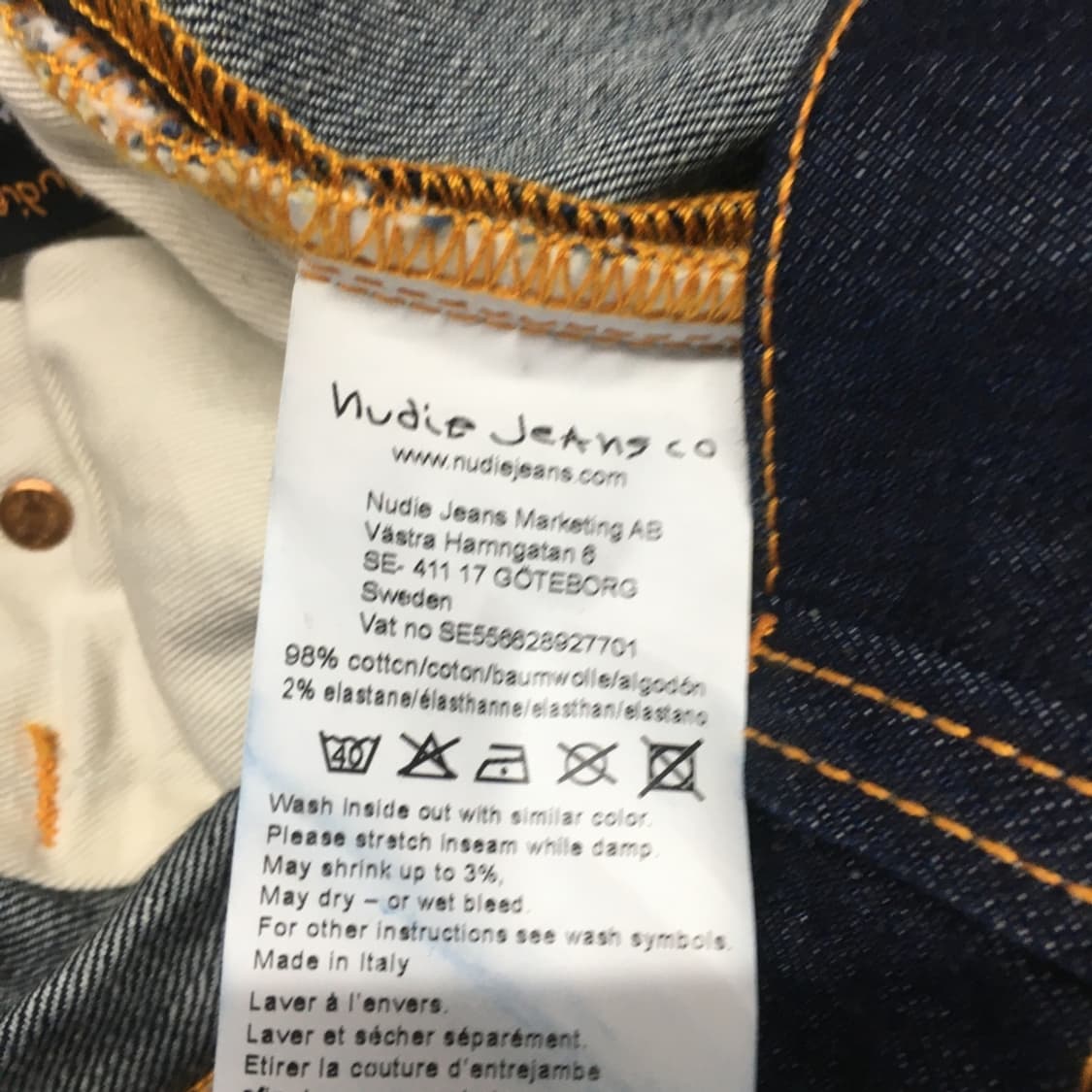 누디진 데님팬츠 CC13 상품이미지4