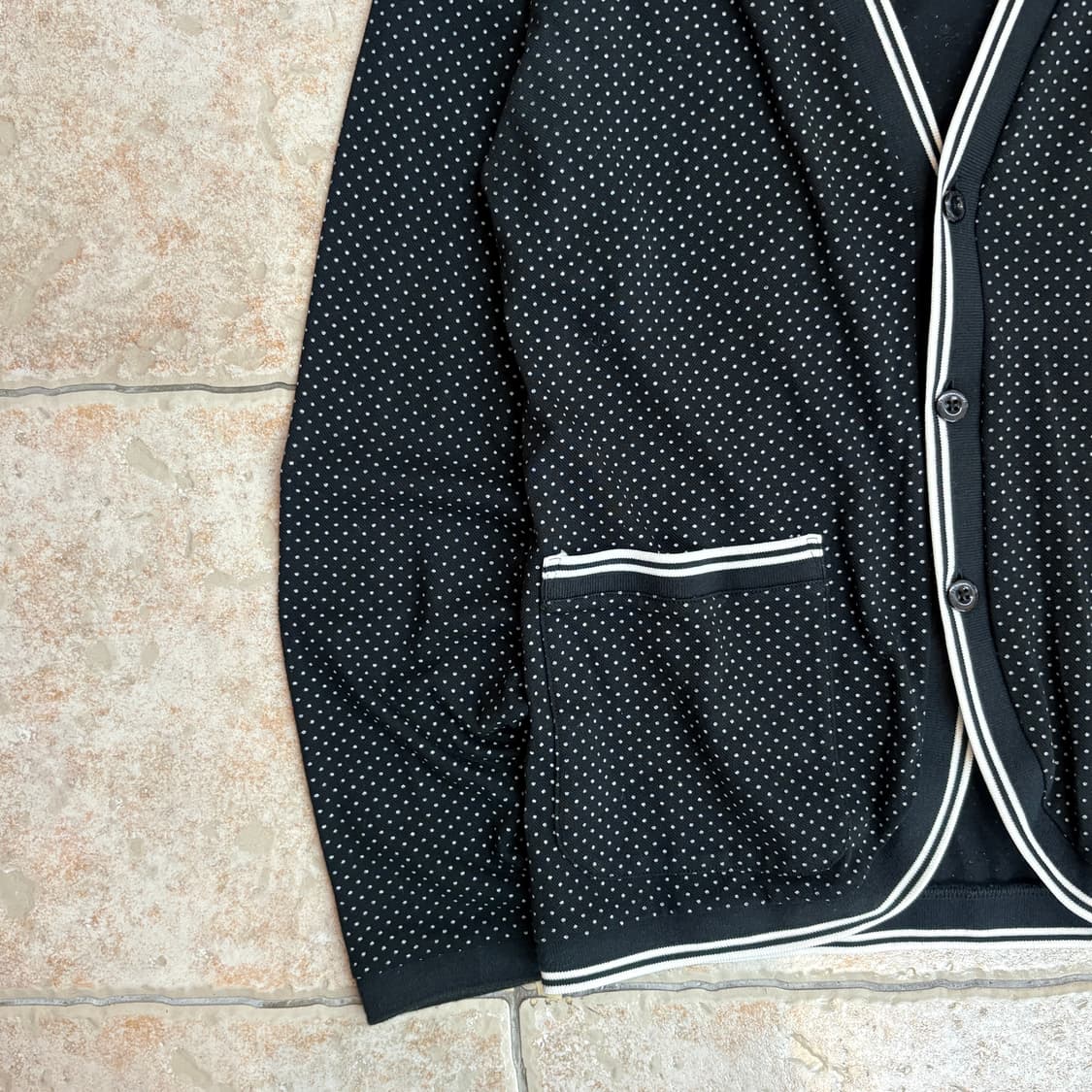 FredPerry dote pattern cardigan JP 상품이미지4