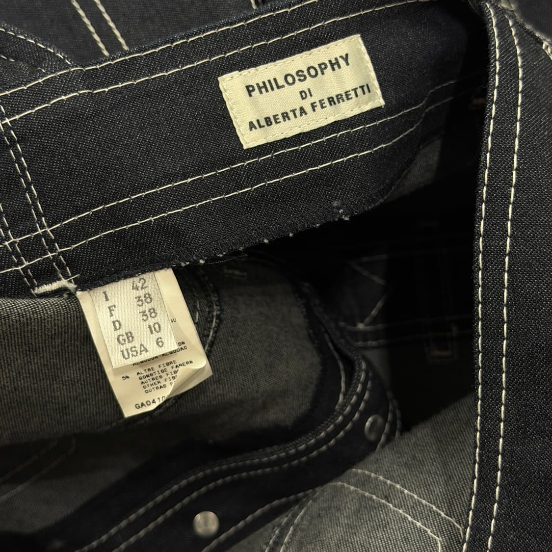 필로소피 데님 포켓 나시 원피스 상품이미지6