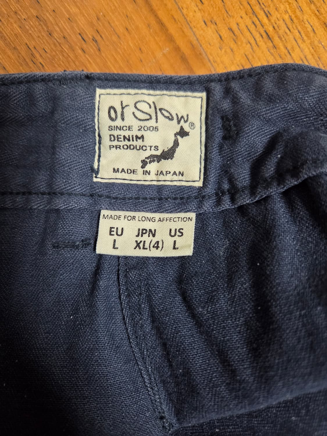 오어슬로우 orslow 헤링본 썸머 퍼티그 팬츠 01510302 네이비 상품이미지3