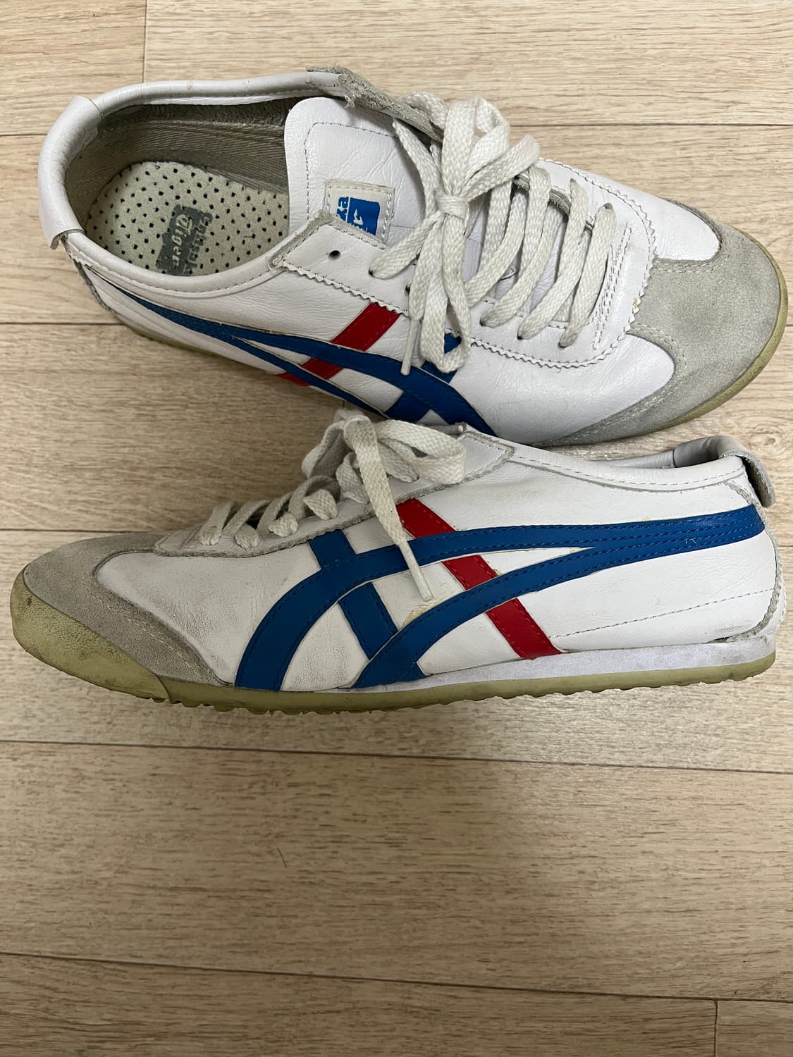 오니츠카타이거 흰빨파 상품이미지6