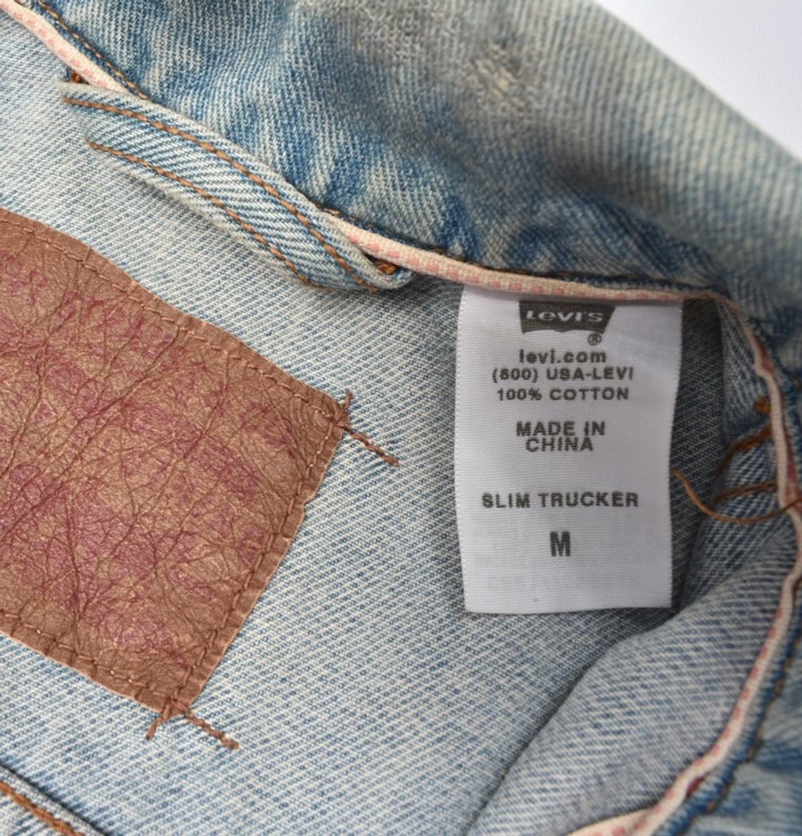 리바이스 하드페이드 핸드커스텀 데님자켓 M 상품이미지5
