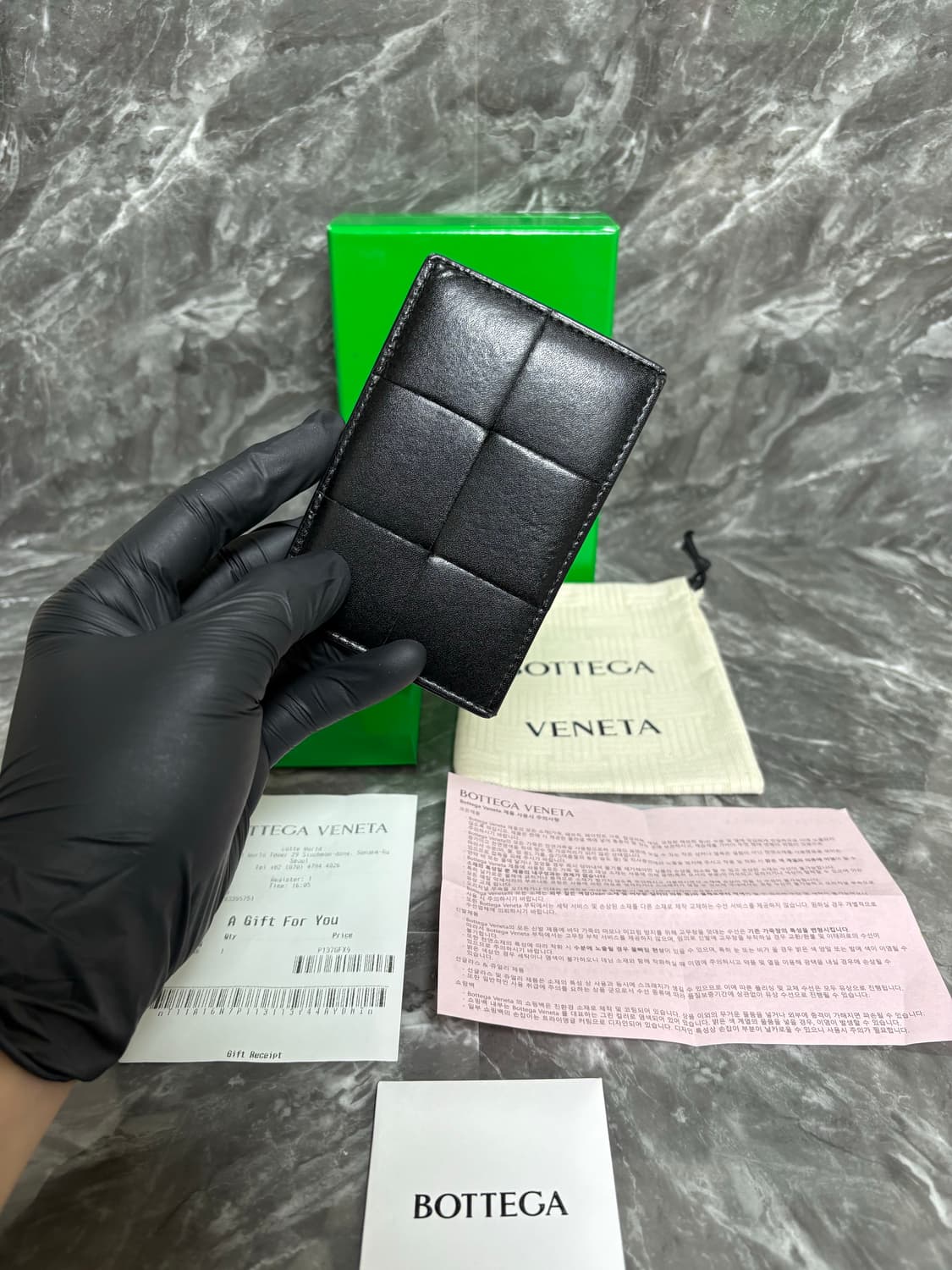 보테가베네타 카세트 투톤 카드지갑 상품이미지1