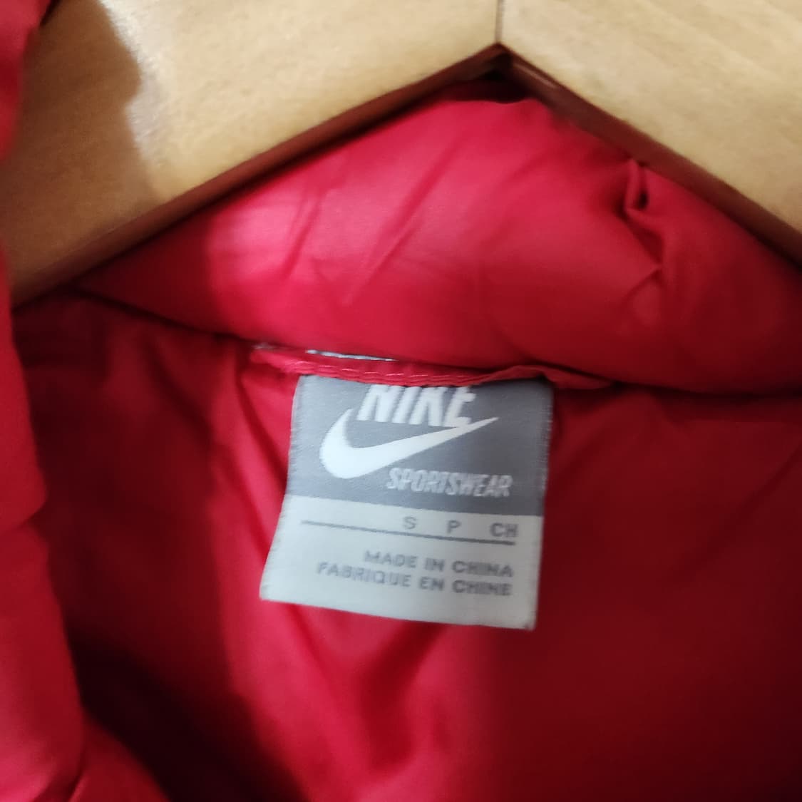 H828 [S] 나이키 올드스쿨 숏 패딩 점퍼 상품이미지3