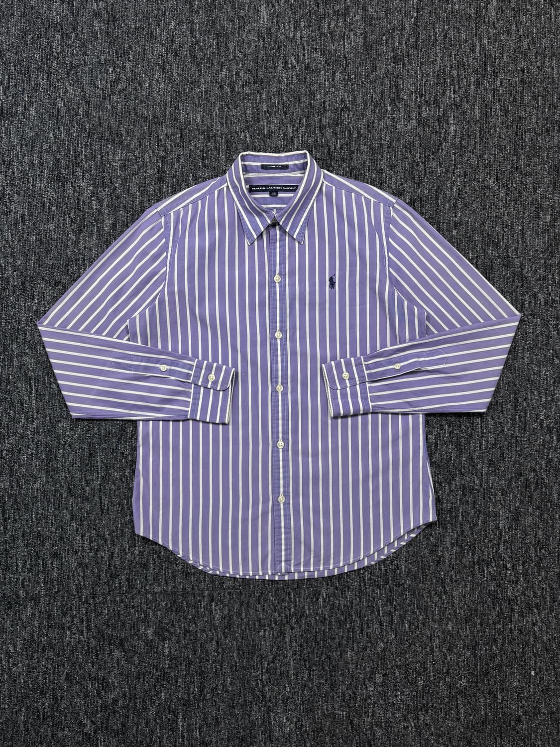 폴로 퍼플 스트라이프 셔츠 상품이미지3