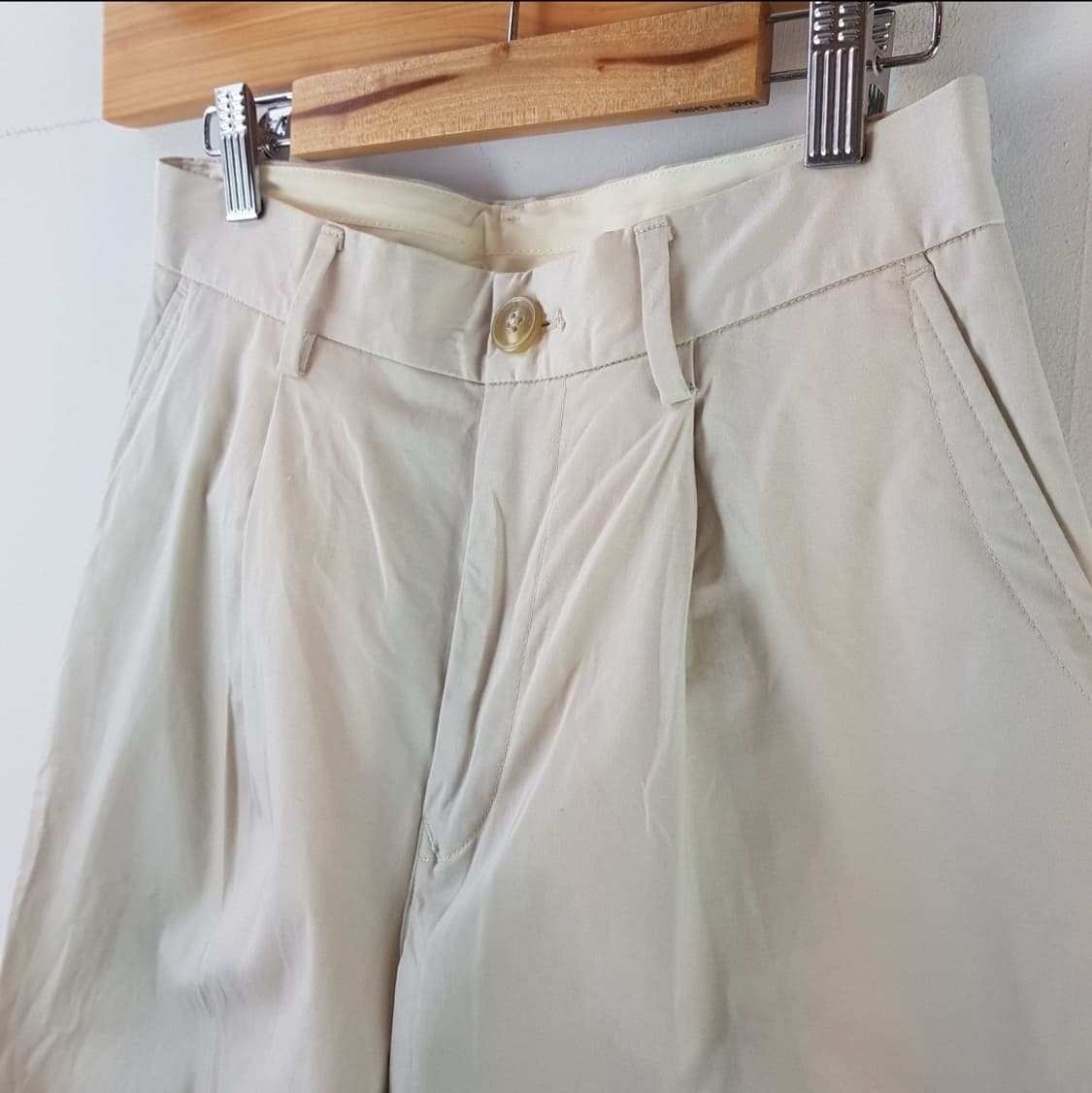 프론트 택 세미 와이드 팬츠 상품이미지5