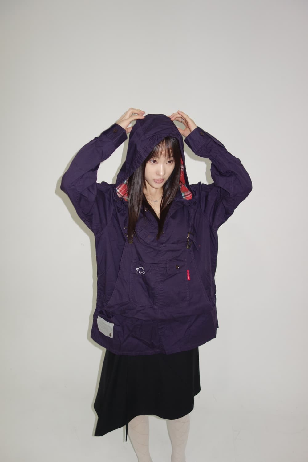 피그 멜빵 후드 상품이미지2