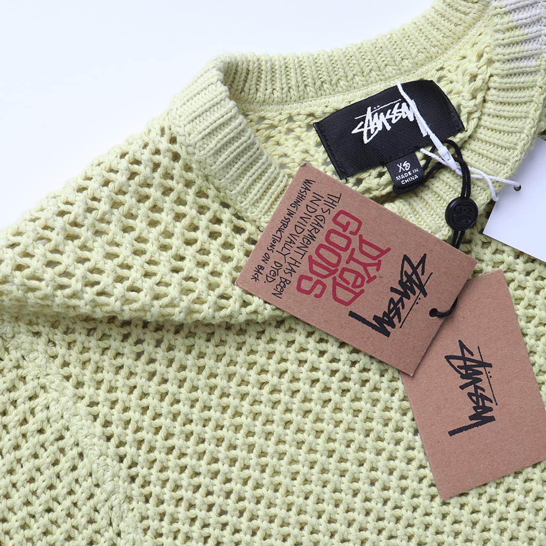스투시 STUSSY Over Dyed Mesh Crew 상품이미지9
