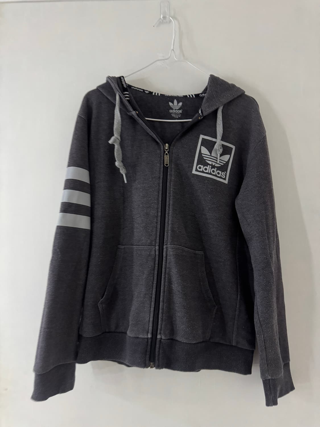 아디다스 불꽃 파이어버드 삼선완장 후드집업 상품이미지7