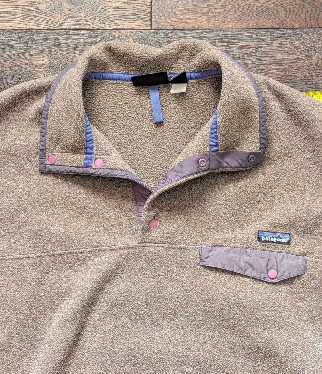 90s 파타고니아 신칠라 스냅-T 베이지 USA 상품이미지2