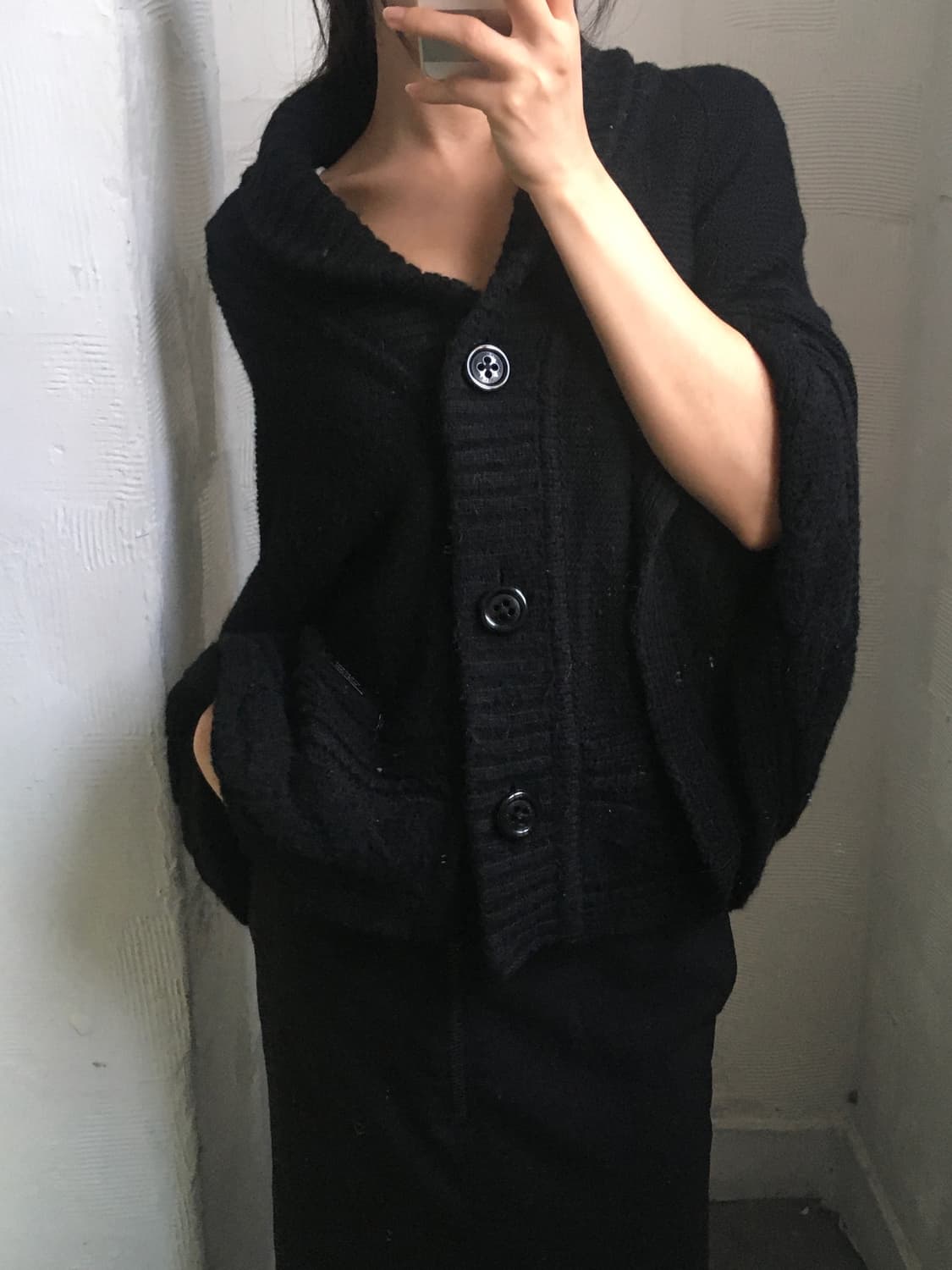 Burberry 버버리 블루라벨 블랙 케이프 상품이미지2