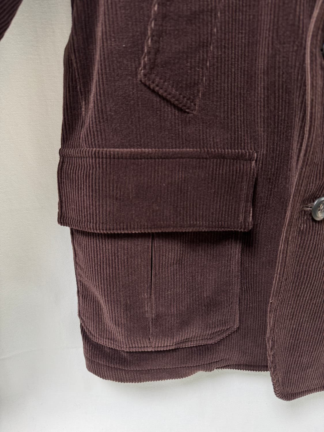 Drake's 드레익스 코듀로이 게임스 코트 브라운 38 상품이미지5