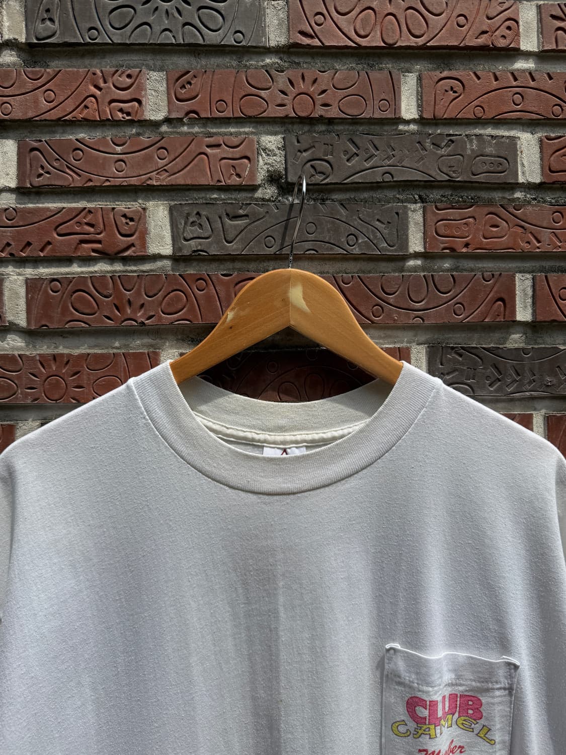 Camel 90s 카멜 클럽 맴버스 프로모 빈티지 포켓 티셔츠 상품이미지5