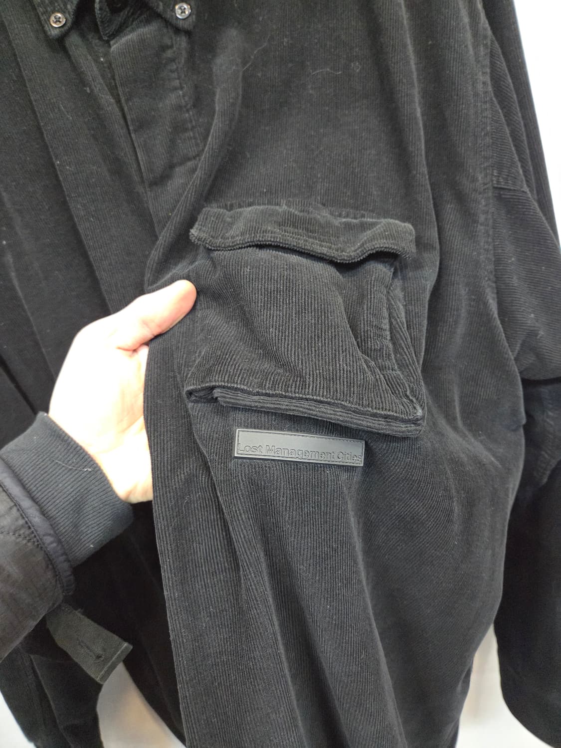 Lmc 리버스 블록 코듀로이 셔츠긴팔 대략 xxl 상품이미지6